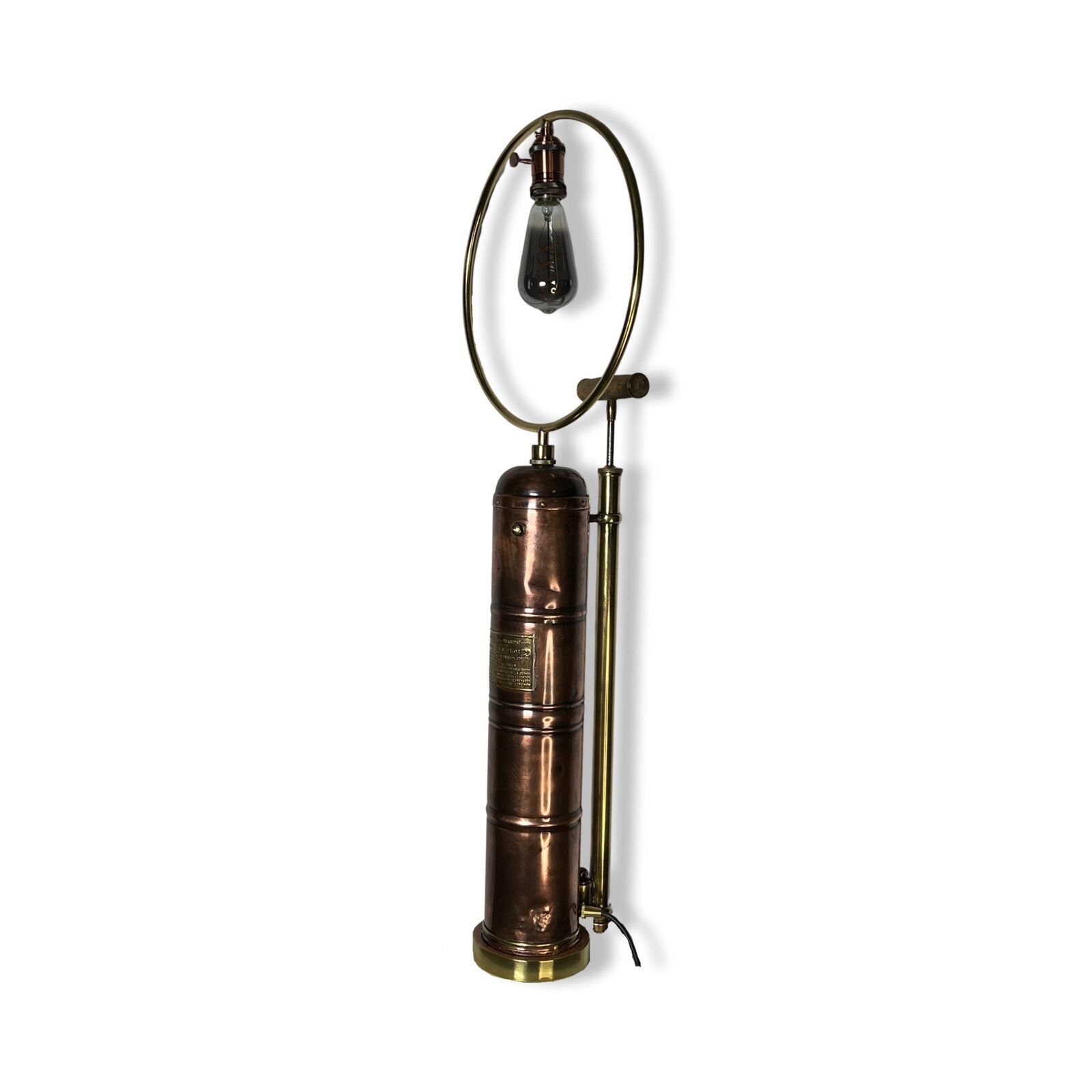 French Pump Standing Lamp, detail