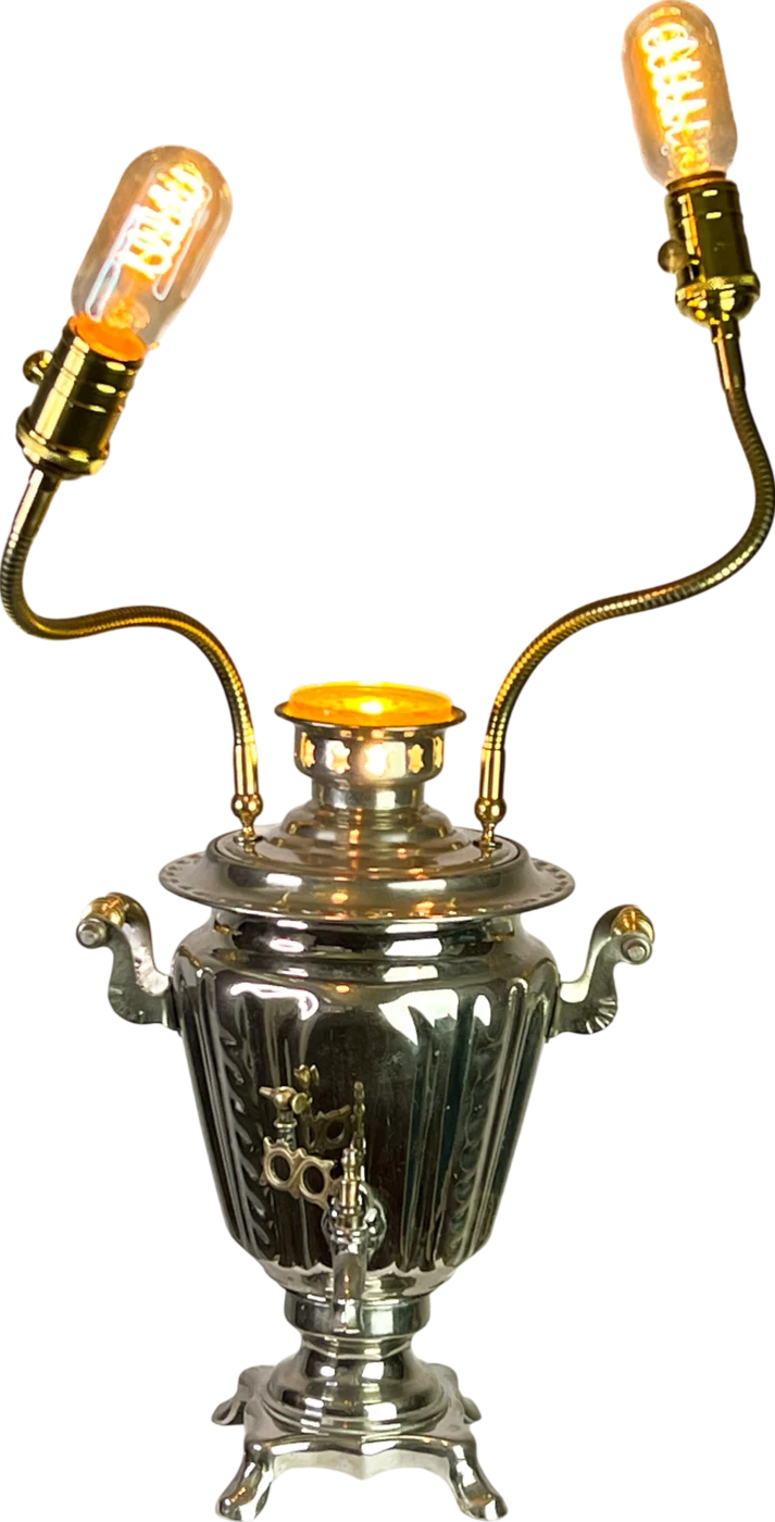 Samovar in the studio, switched on