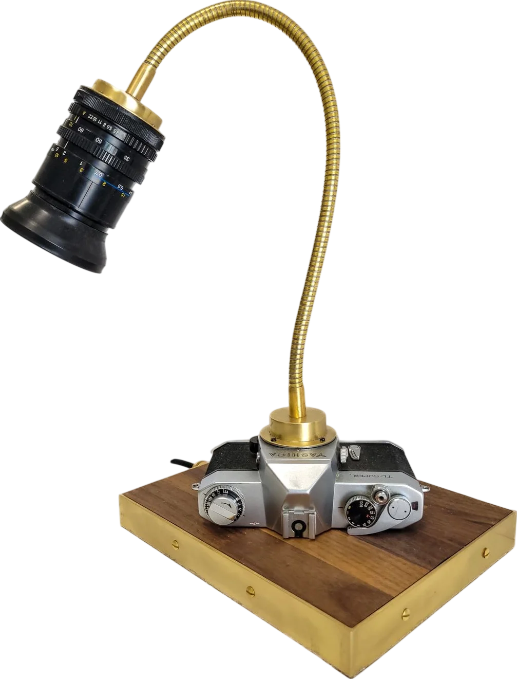 Camera Lamp, the finished lamp
