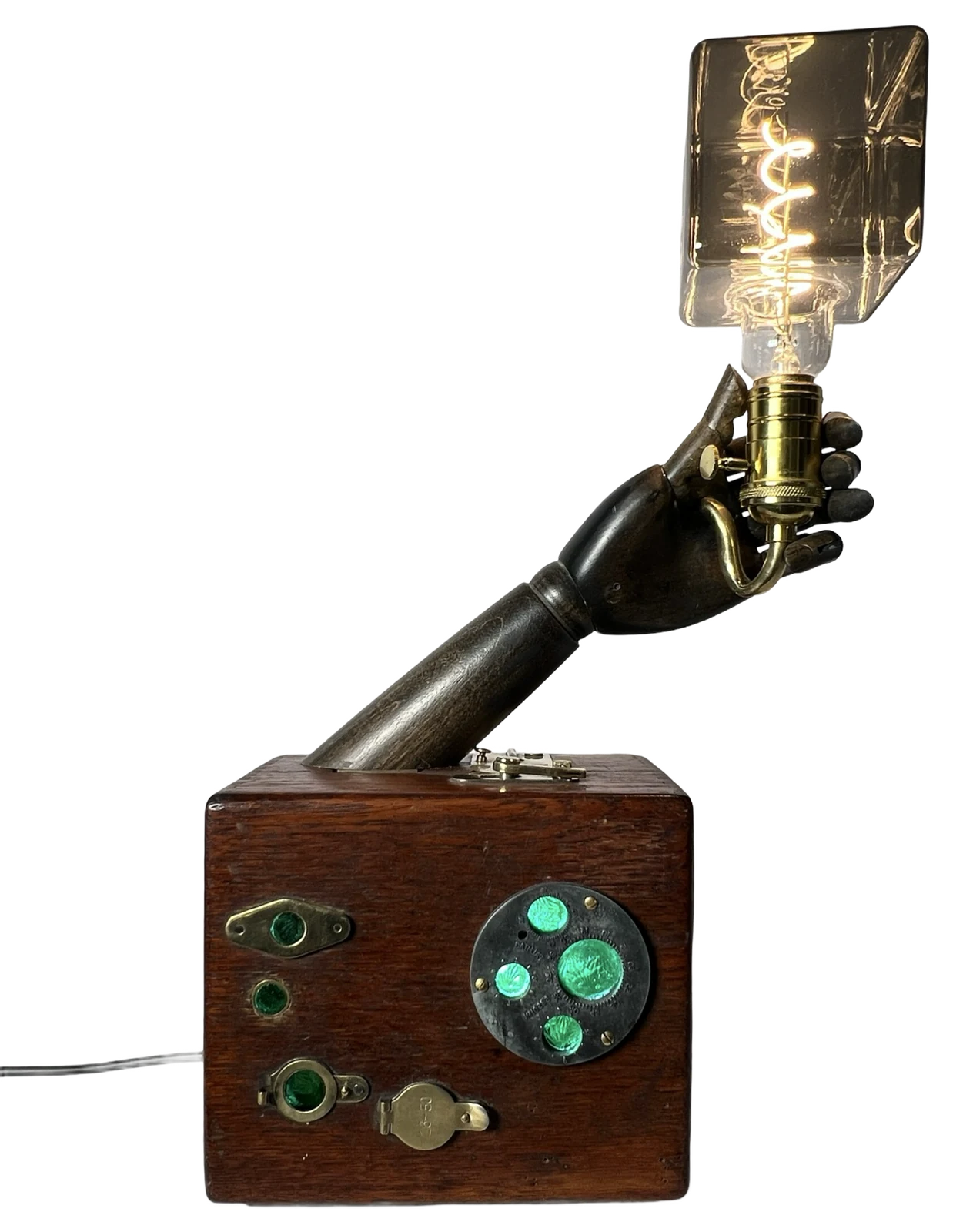 Dummy Hand Lamp, detail