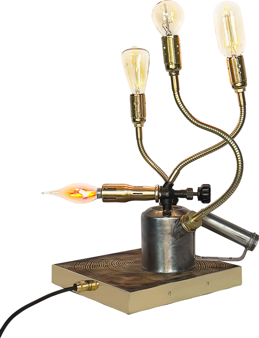Meduza Brenner, Once a burner, now a table lamp.