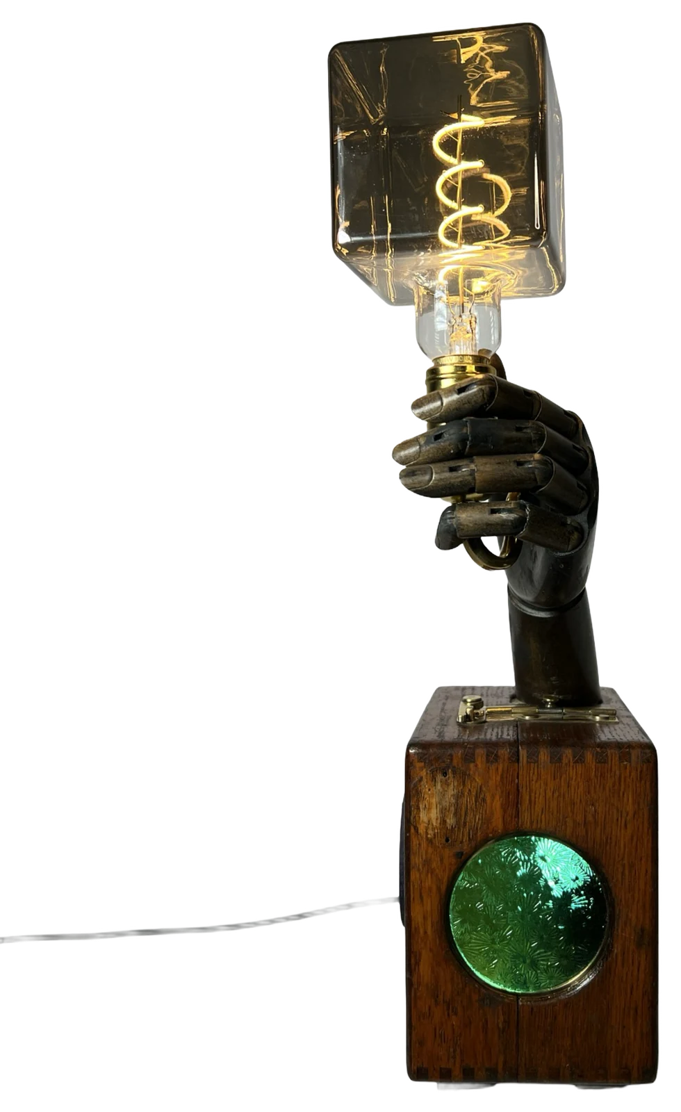 Dummy Hand Lamp, detail
