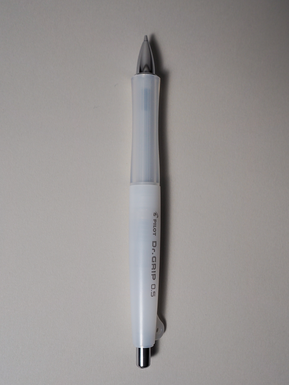 Pilot THE Dr. GRIP 0.5mm silver mechanical pencil