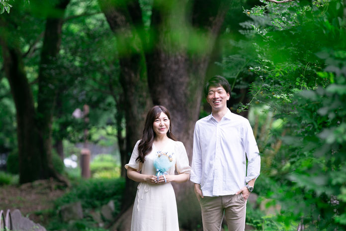 夫婦のロケーション写真