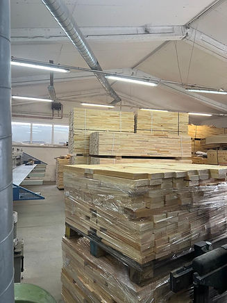 Teil des Holzmaterials