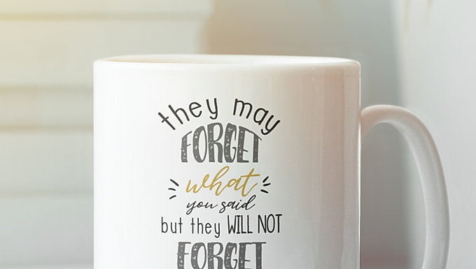 Teachers Mug - They may forget