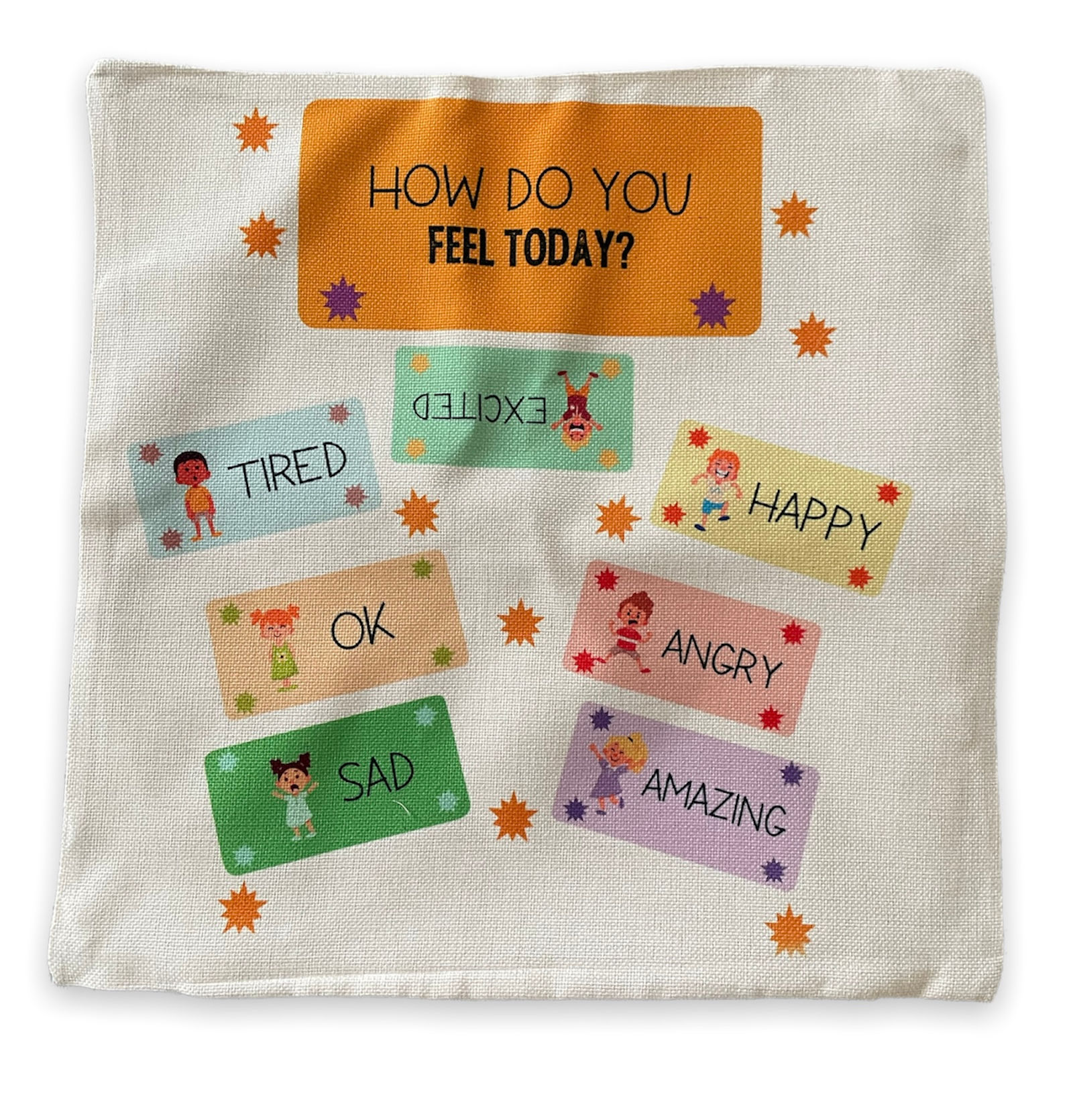 Emotion checkin Cushion ~ seconds