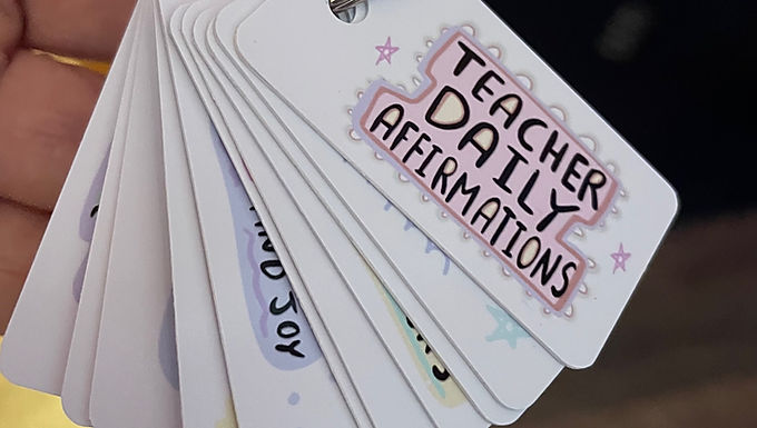 Teacher/ ELSA/ SALT  Daily Affirmations Handy Tags - single set