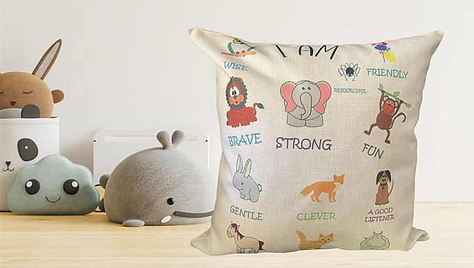 Animal Strengths Cushion