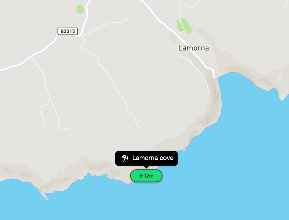 Finding good diving visibility at Lamorna Cove, Cornwall