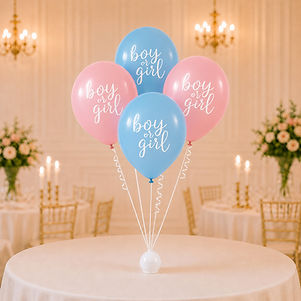 Helium Filled Latex Balloons for Baby Shower