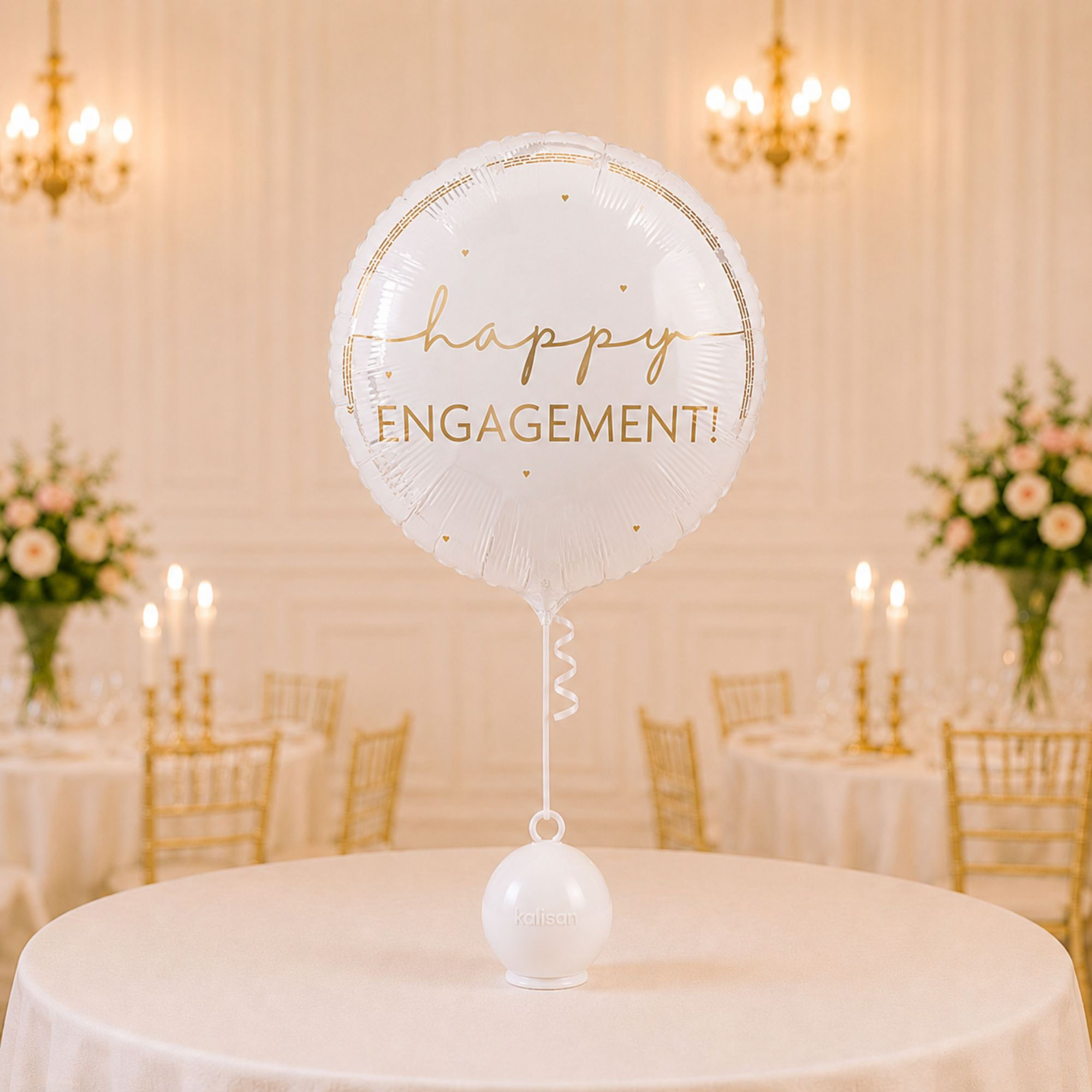 Happy Engagement Helium Filled Foil Balloon
