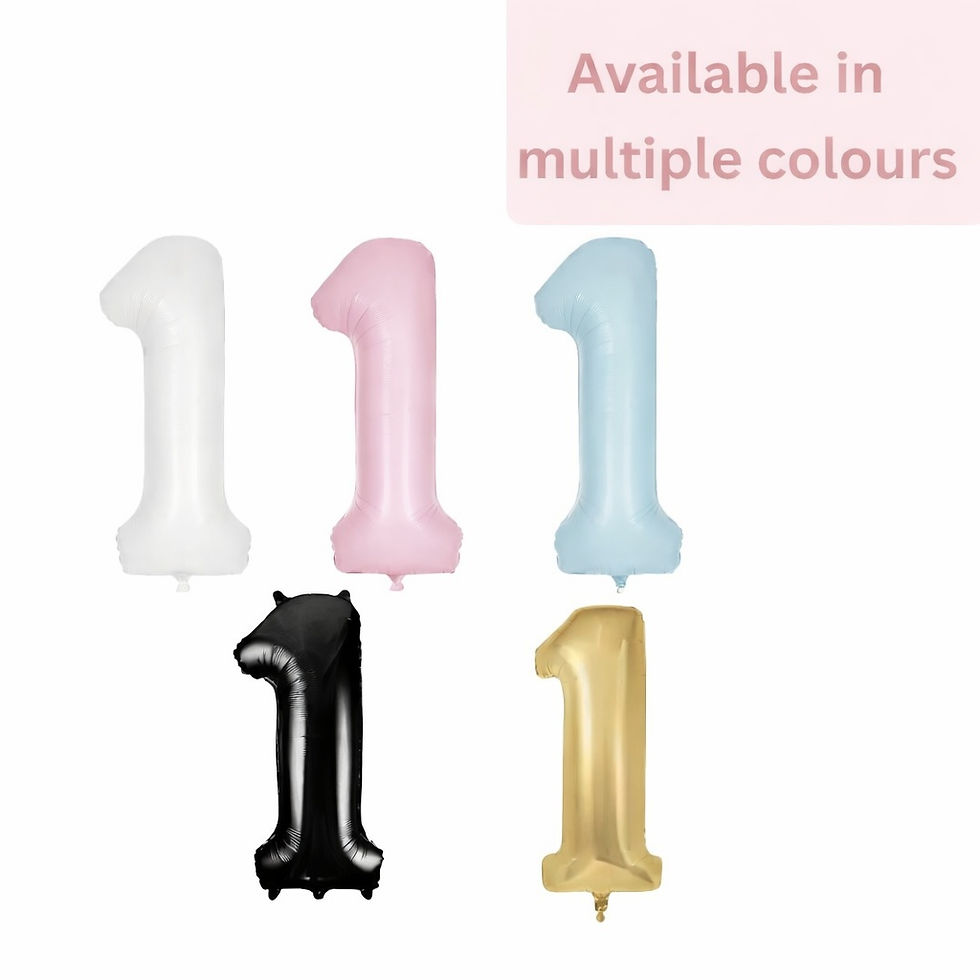 Number 1 foil balloon 34 inch large birthday balloon decoration