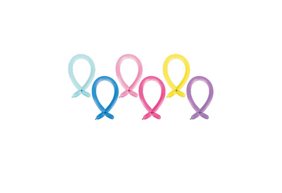 Anagram 260Q vibrant assorted modelling balloons for balloon twisting and balloon animals