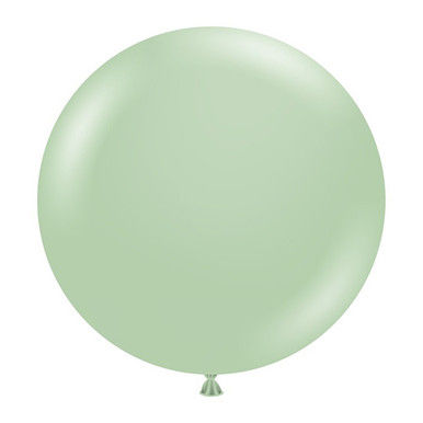 Thumbnail: 17" Meadow sage green balloons TUFTEX latex – professional quality, perfect for balloon garlands, weddings and party decorati