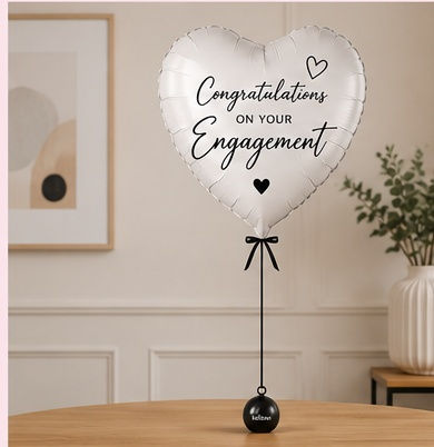 personalised engagement foil balloons