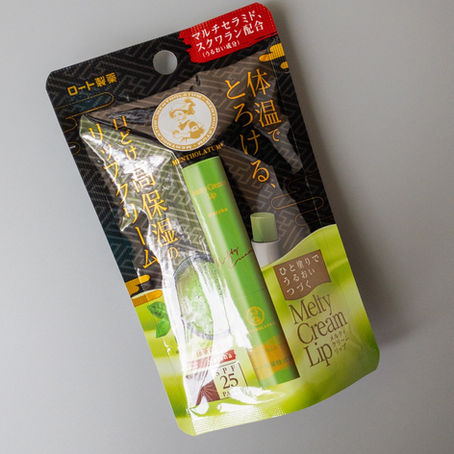 Rohto Mentholatum Melty Cream Lip Balm SPF25/PA+++ - Matcha Green Tea Review