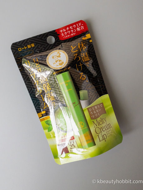Rohto Mentholatum Melty Cream Lip Balm SPF25/PA+++ - Matcha Green Tea Review