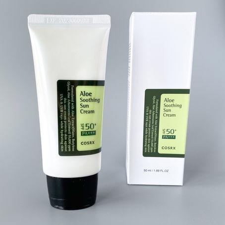 CosRX Aloe Soothing Sun Cream SPF50 PA+++ Review