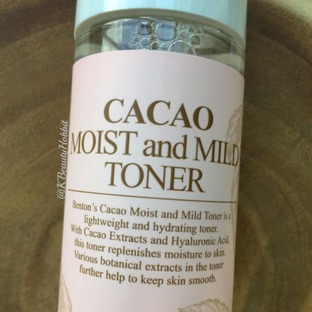 Benton Cacao Moist and Mild Toner Review