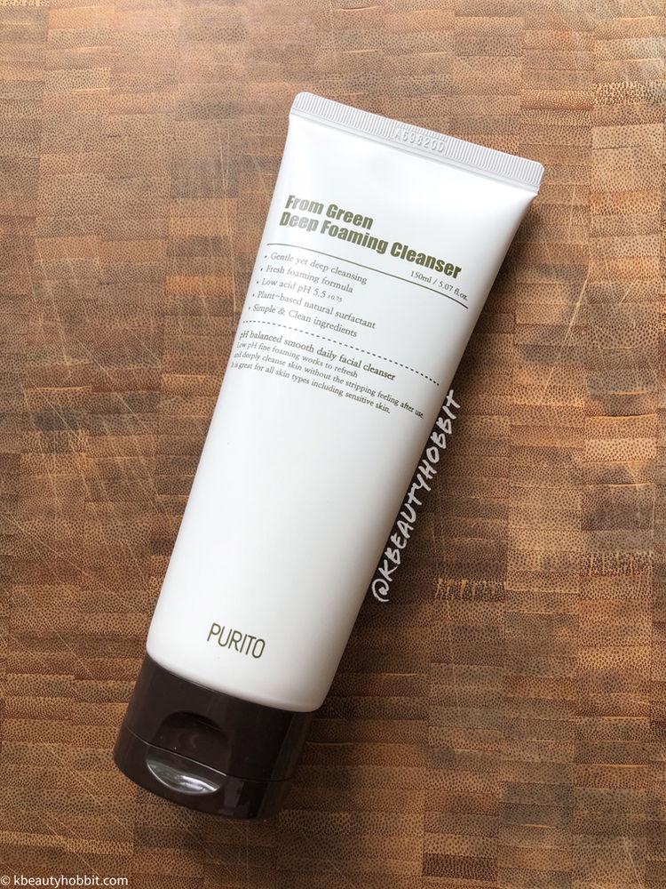 from green deep foaming cleanser