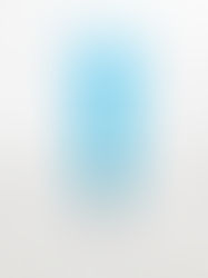 A blue lip serum tube labeled "fwee" on a speckled countertop with a white tiled background.