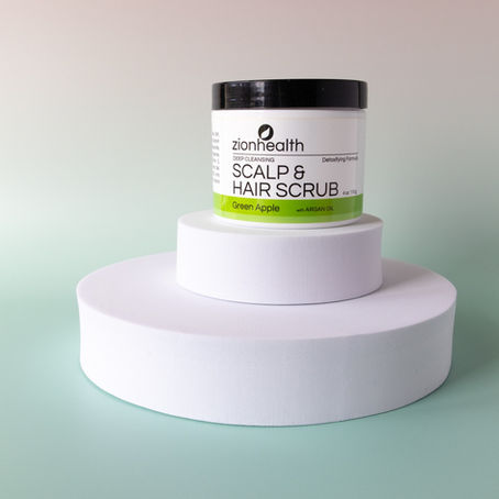 Zion Health Deep Cleansing Scalp & Hair Scrub Green Apple with Sea Salt Review