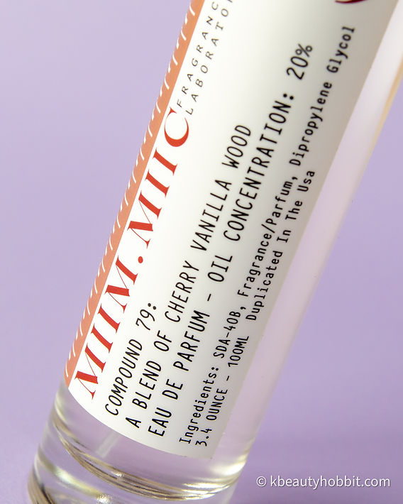 MIIM.MIIC No 79 CHERRY VANILLA WOOD Review