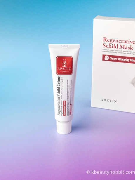 ARZTIN Regenerative Schild Cream and Mask Sheet Review
