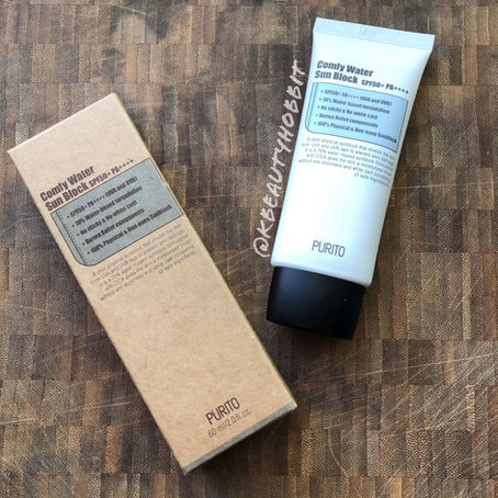 Purito Comfy Water Sun Block SPF50+ PA++++ Review