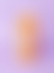 Orange pump bottle of La'dor ACV Vinegar Treatment on a lavender background, labeled for shine and softness.