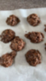 no- bake chocolate peanut butter oatmeal cookies