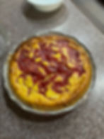 raspberry-lemon cheesecake