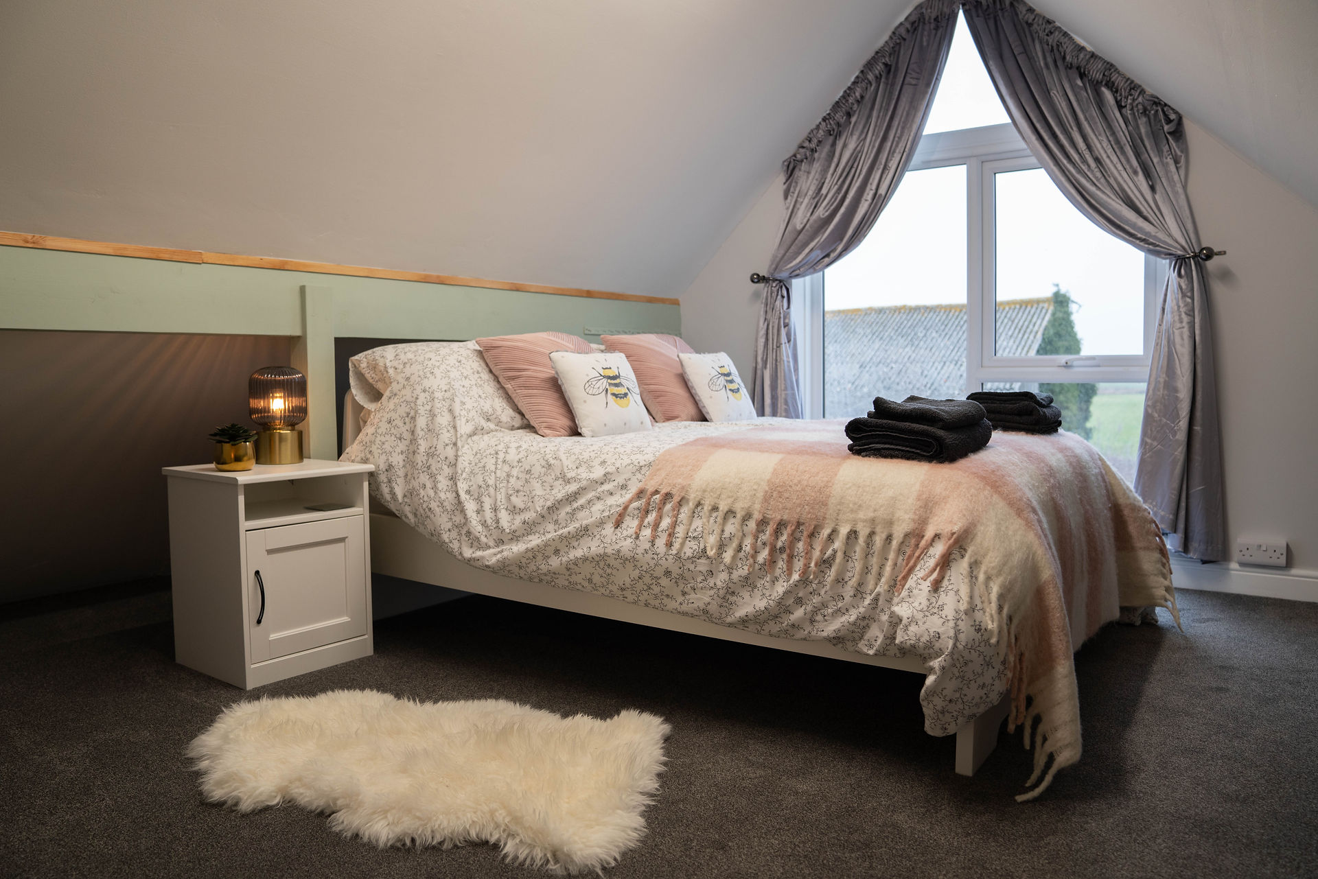 The Fern master bedroom at BrackenXcapes