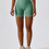 Thumbnail: AuraNova Seamless Scrunch Shorts- Pistachio