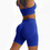 Thumbnail: Sculpt- Seamless Strap Back Sports Bra- Blue