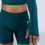 Thumbnail: Apex Zip Crop Top-Emarald Green
