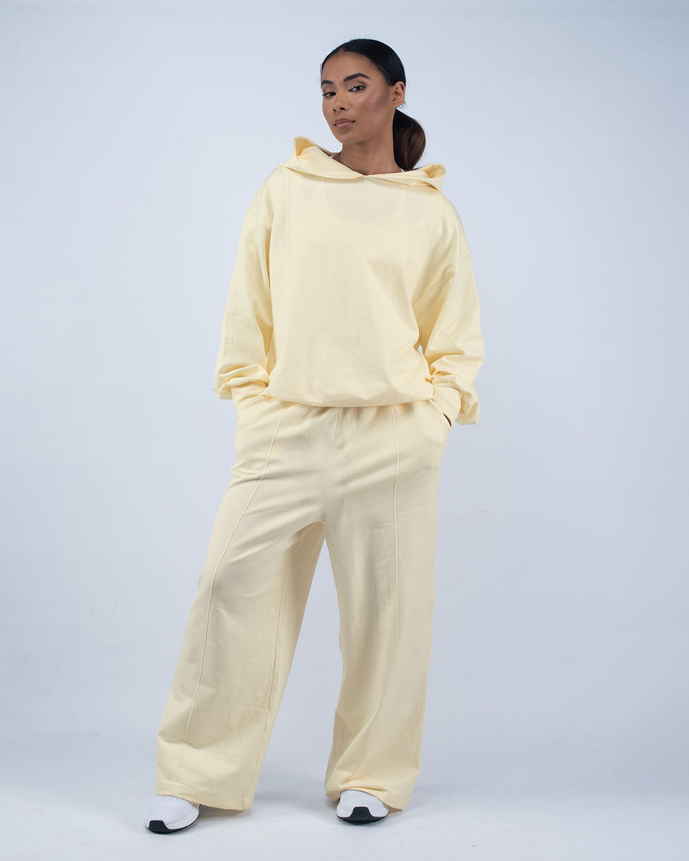 Thumbnail: Noir Blanc Seamless Hoodie- White Butter