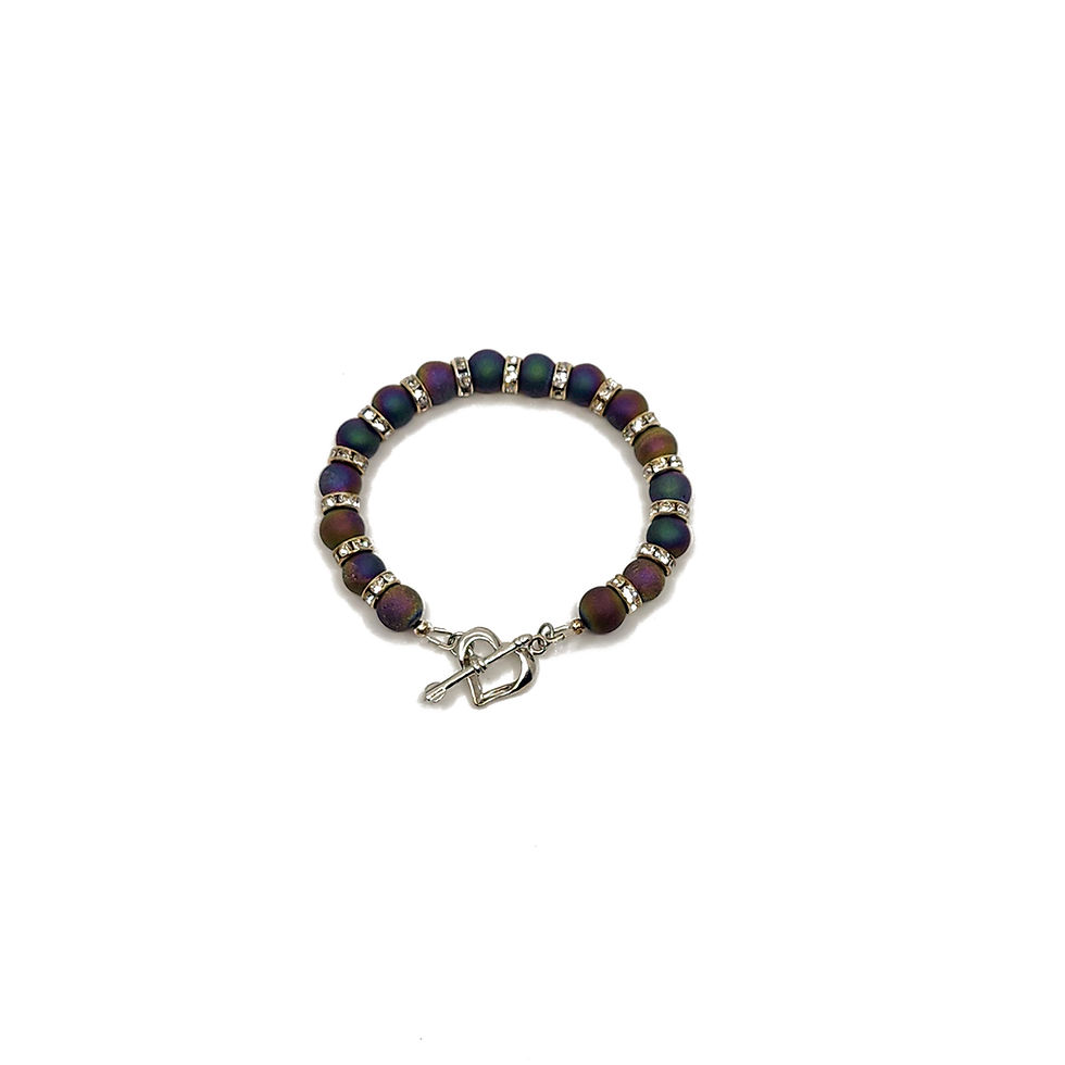 Thumbnail: Rainbow Druzy Bracelet
