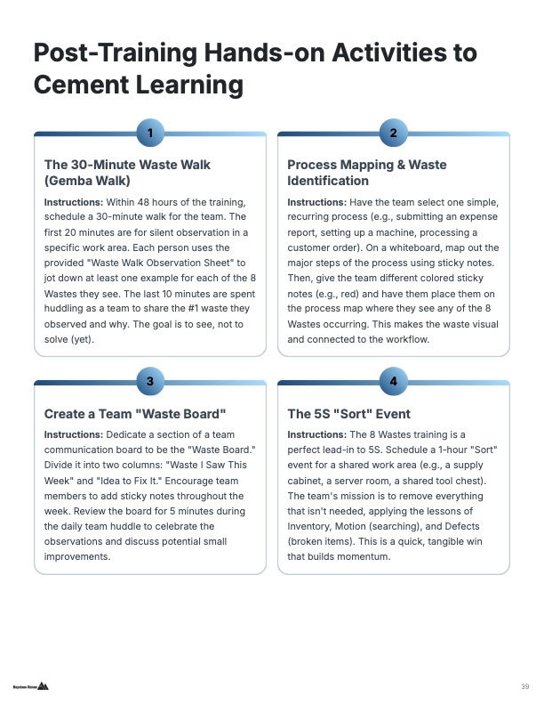 Thumbnail: Identifying & Eliminating the 8 Wastes