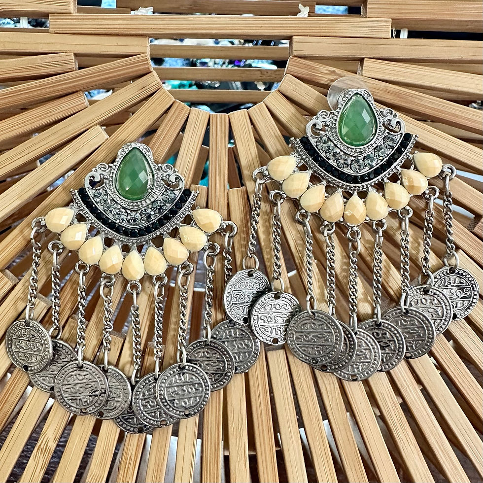 Brinco Boho Marfim