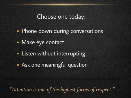 Routine of the Day: Presence Practice