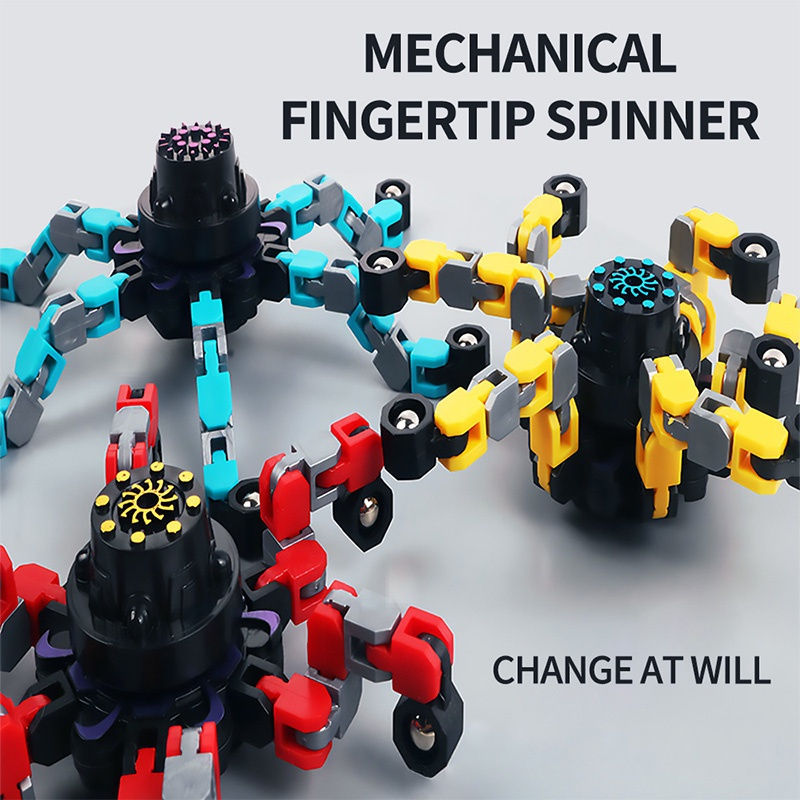 Deformed Fidget Spinner Chain Toys For Children Antistress Hand Spinner Vent Toys Adult Stress Relief Fidget Sensory