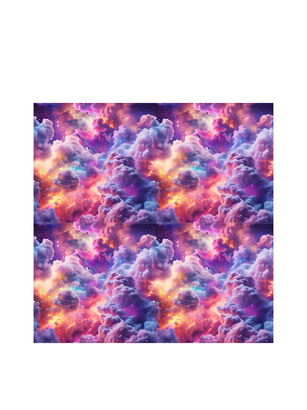 Water Soluble Clay Transfer - Colour Cloud