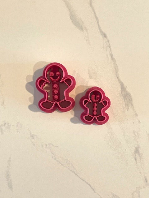 Gingerbread Man embossed Cutter