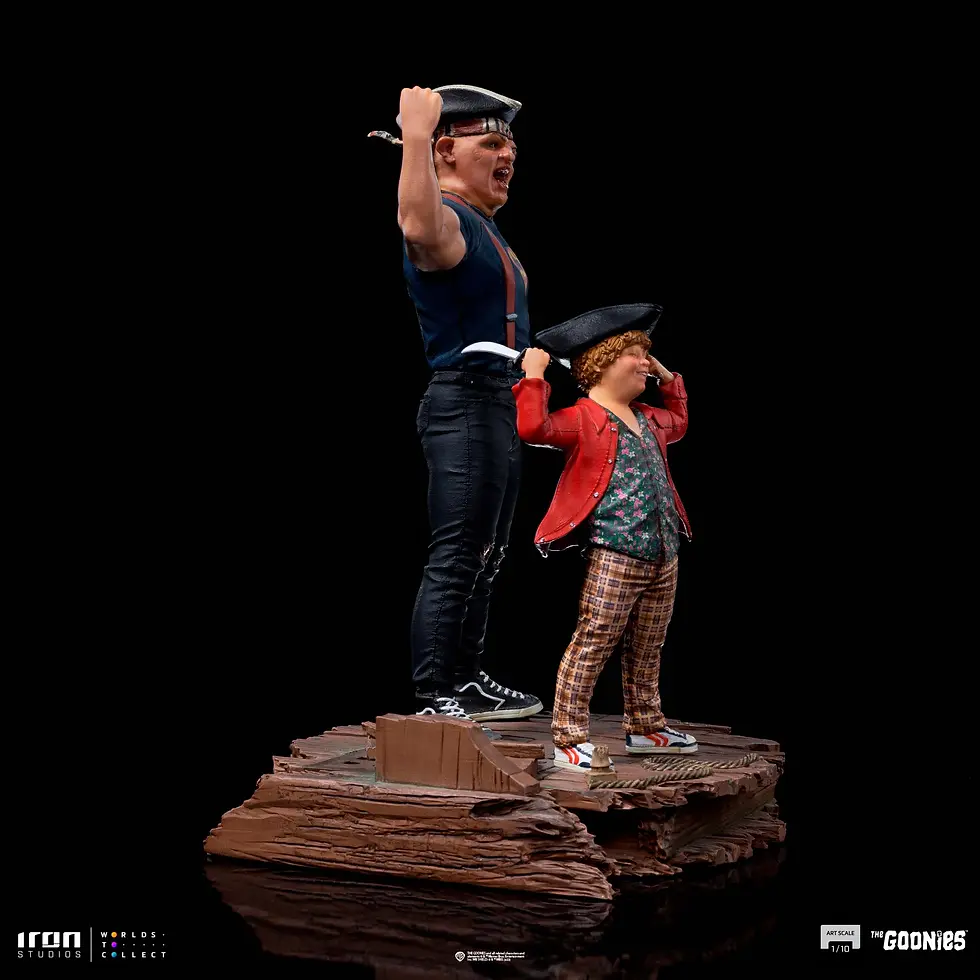 Miniatura: Figura Coleccionable Sloth and Chunk - The Goonies - Art Scale 1/10 - Iron Studios