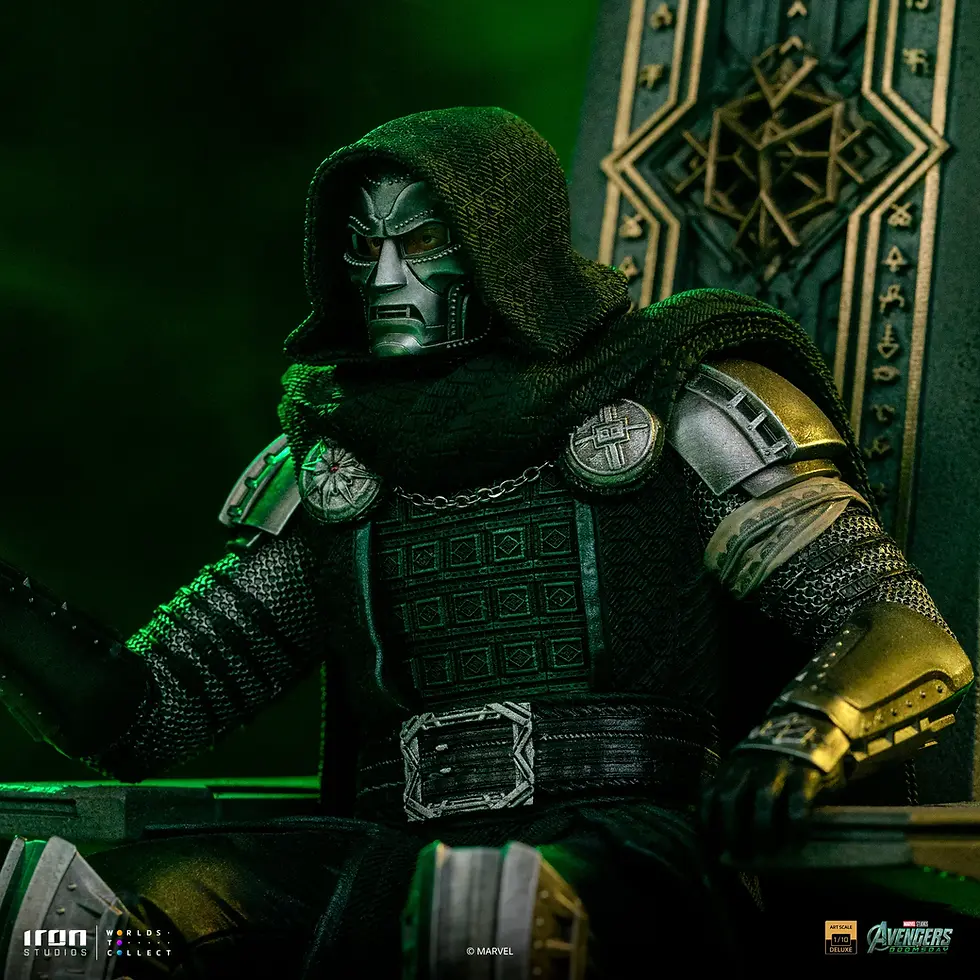 Miniatura: Doctor Doom on Throne - Avengers: Doomsday - Art Scale 1/10 - Iron Studios