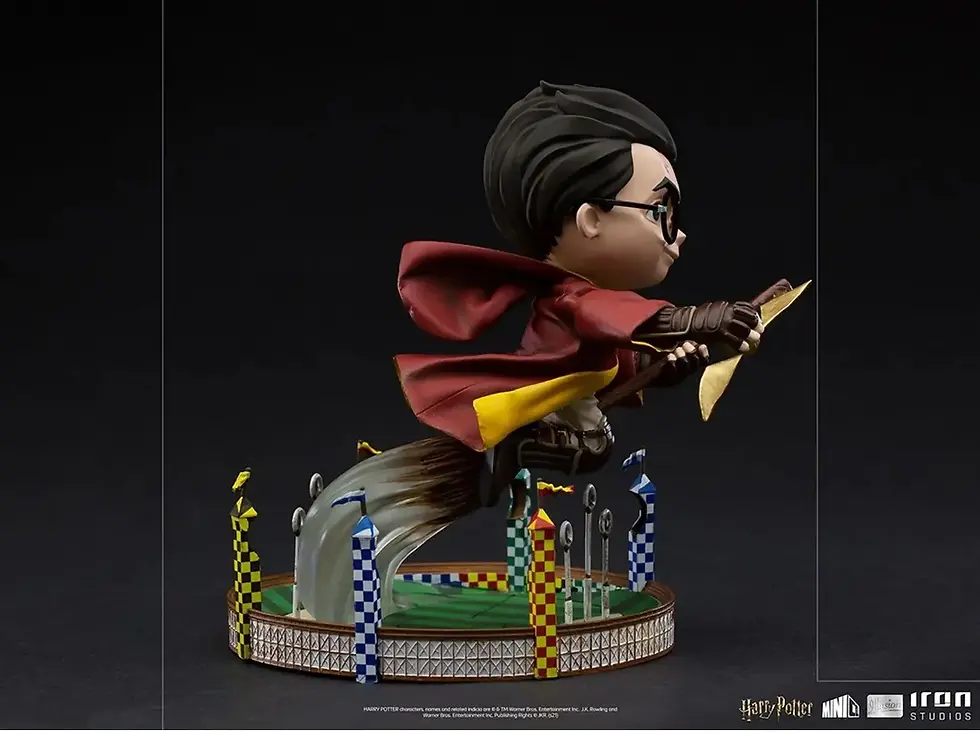 Miniatura: Harry Potter at the Quiddich Match - MiniCo Illusion - Iron Studios