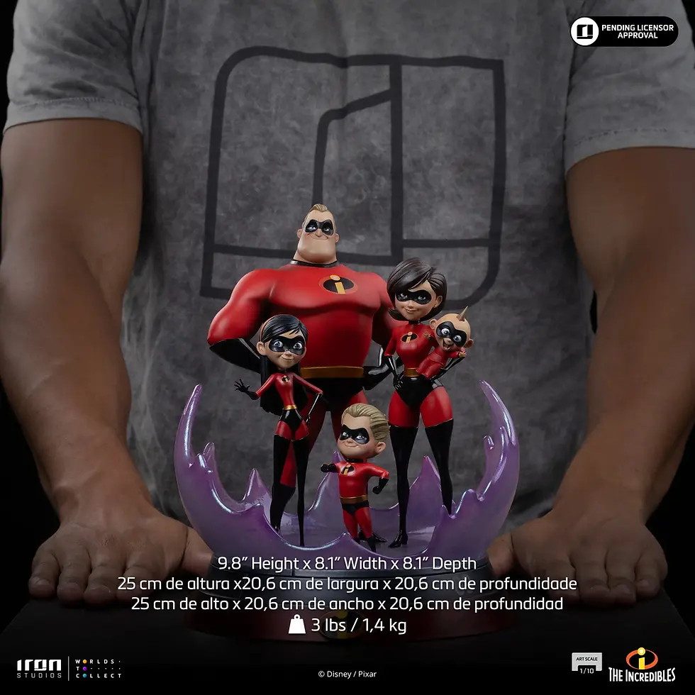 The Incredibles Diorama - The Incredibles - Art Scale 1/10 - Iron Studios