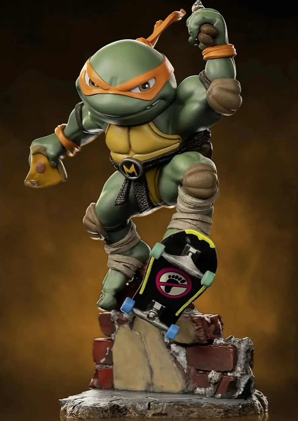 Miniatura: Diorama (4) Tortugas Ninja Mutante TMNT - MiniCo - Iron Studios